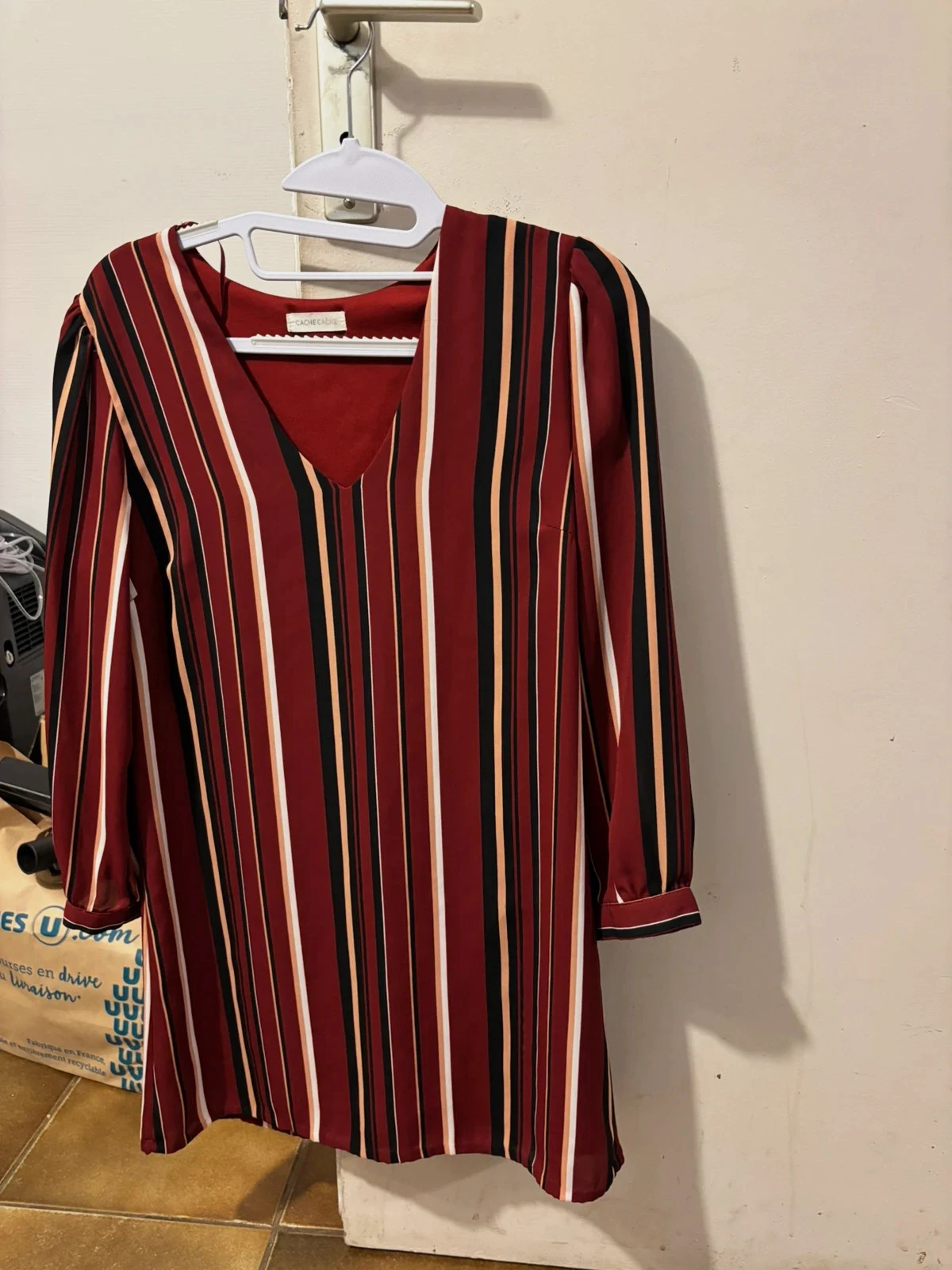 Robe rayée esprit chic