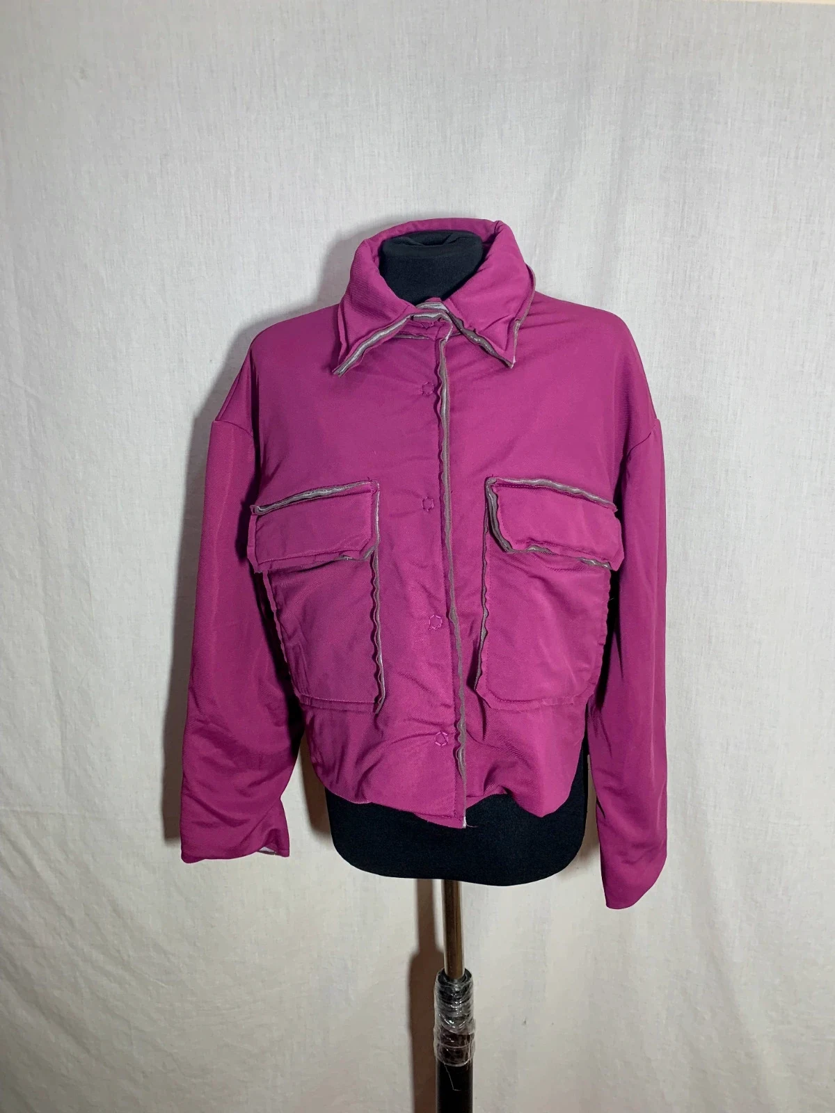 Chaqueta de Licra Morada | Purple Lycra Jacket – taille L / 40 / 12