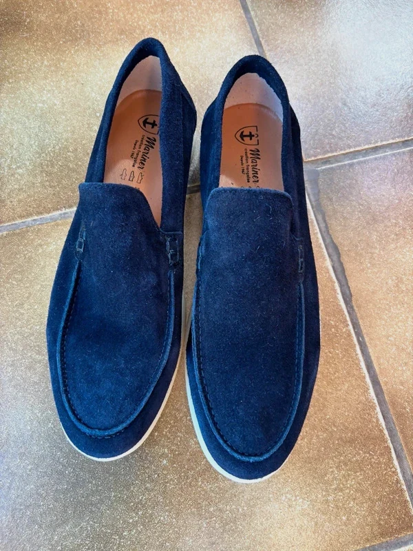 Mocassins homme en daim