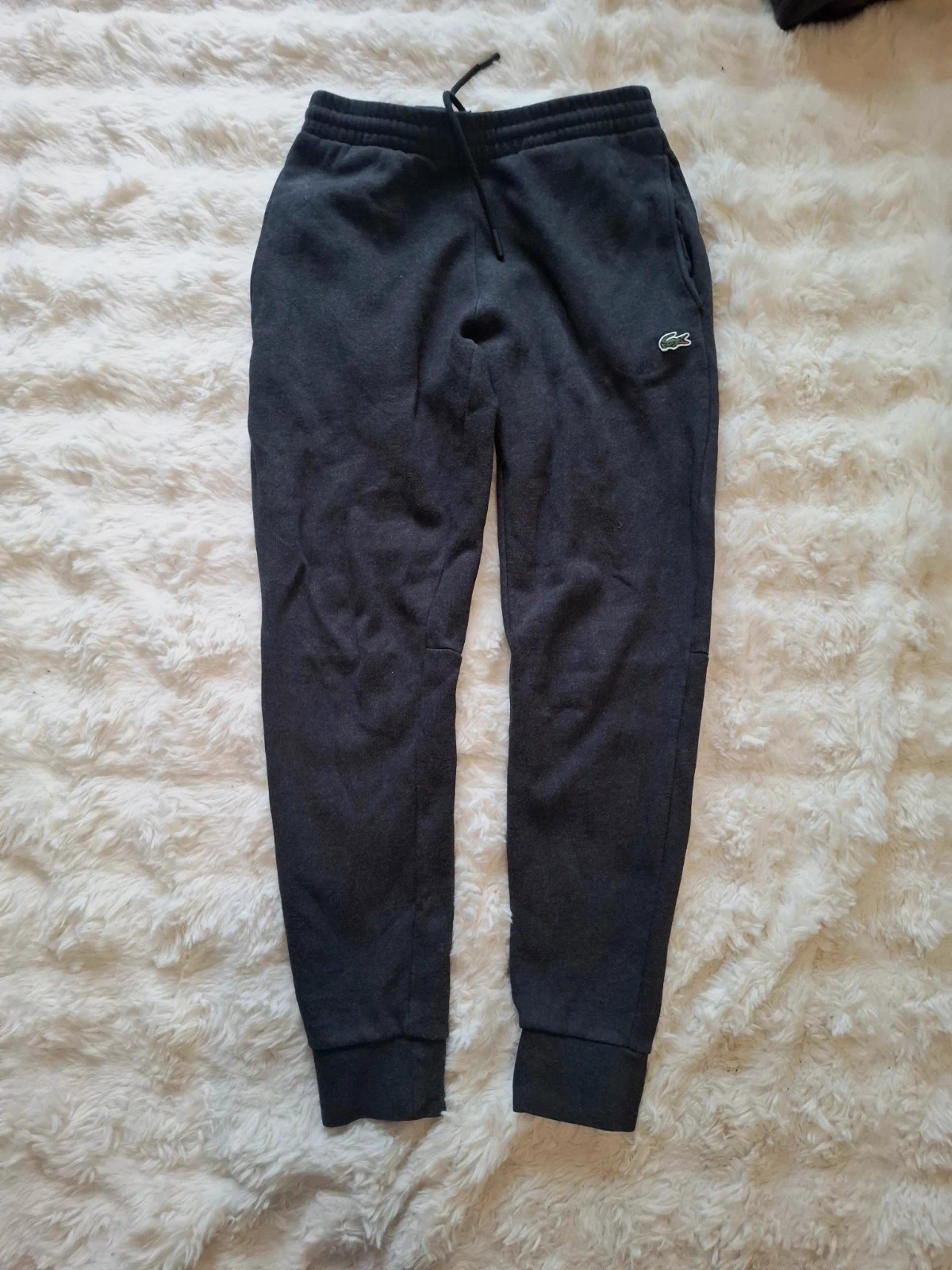 Pantalon de survêtement Lacoste gris anthracite slim fit jogger FR 2 US XS