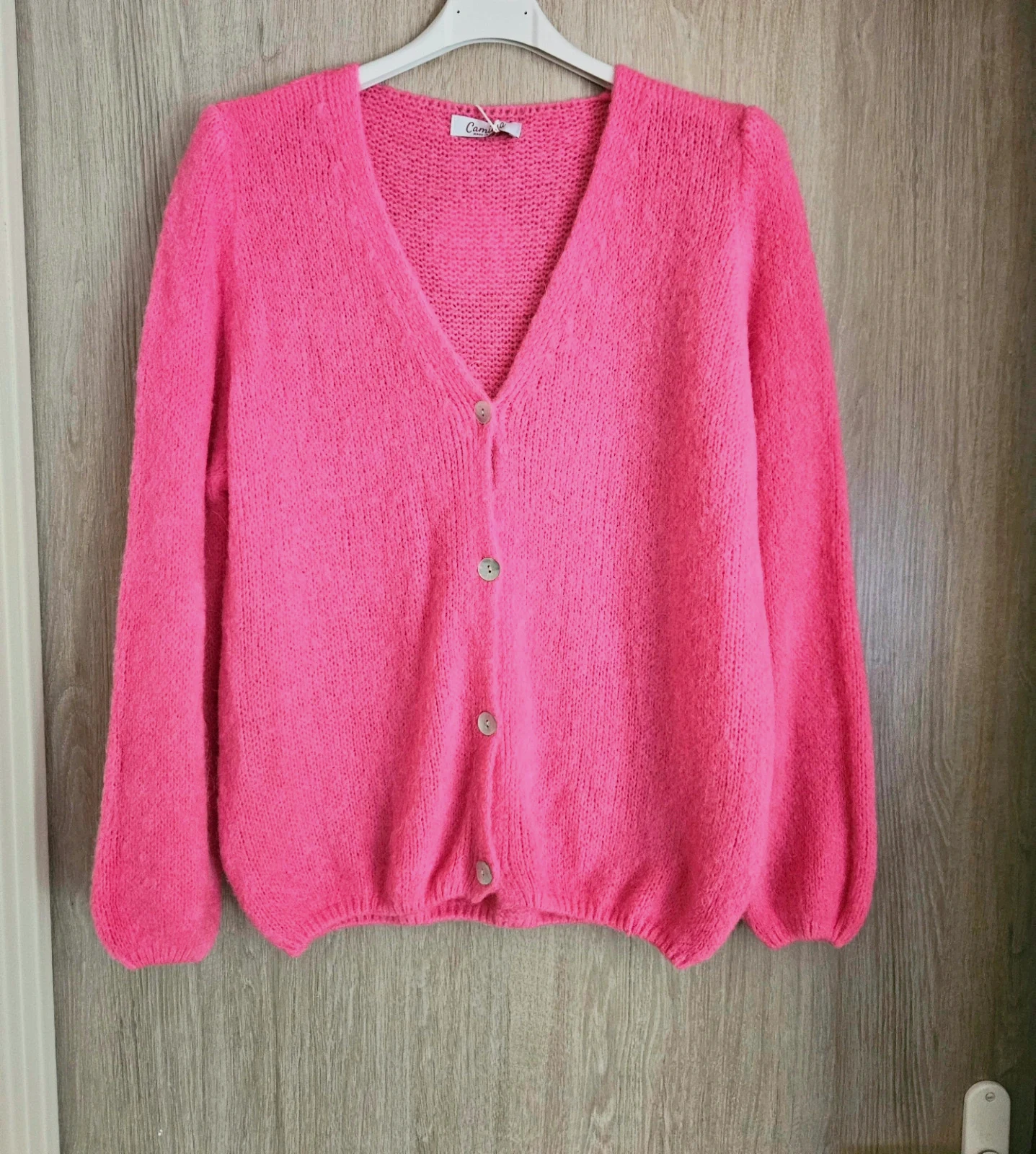Sublime Cardigan doux - 30% alpaga - TU 36 au 42 - Made in ltaly