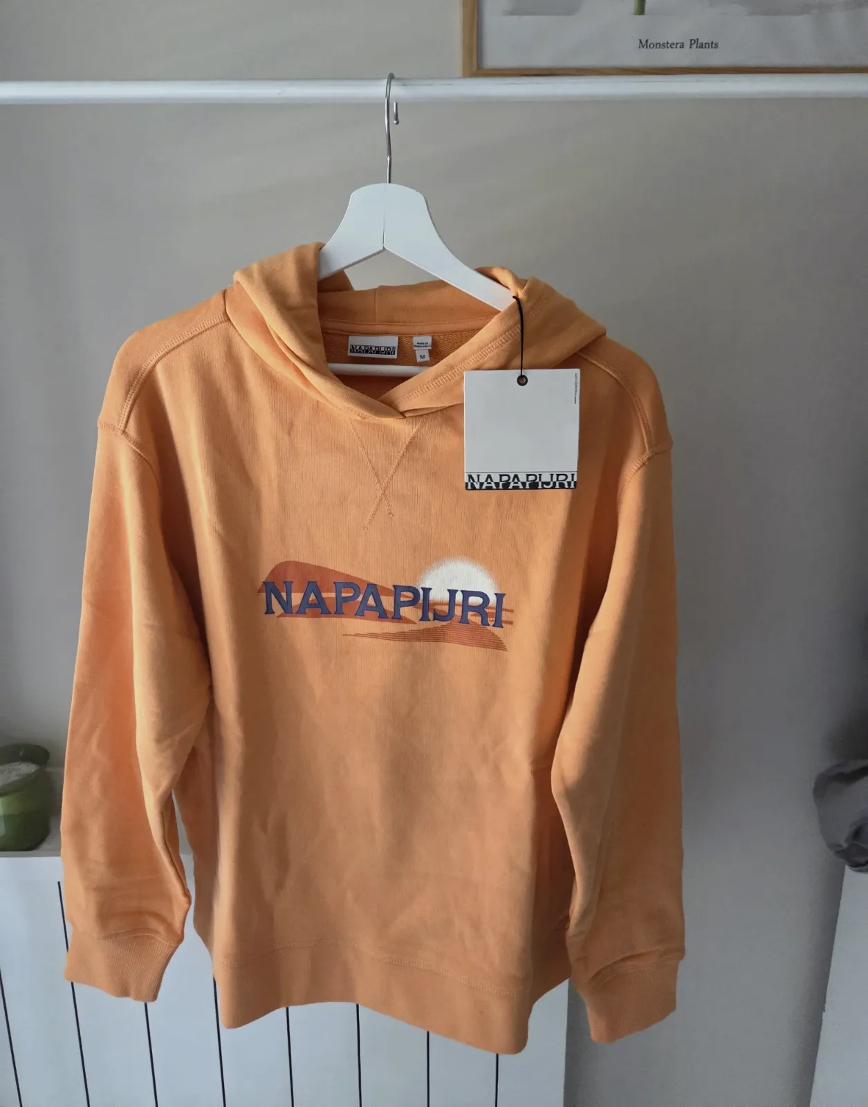 Sweat à capuche Napapijri orange neuf taille M – Napapijri – orange mandarine – taille M 3