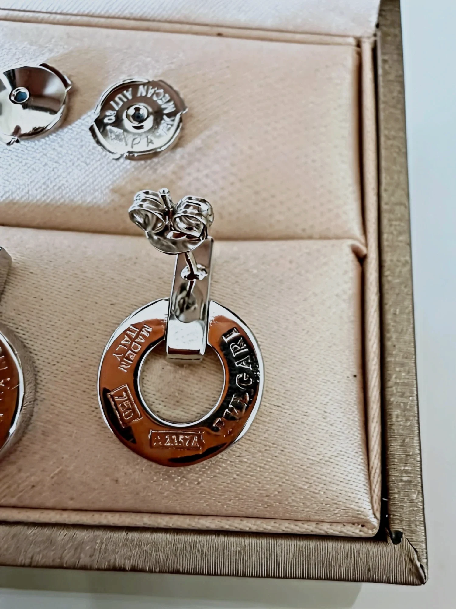 Parure bijoux Bvlgari argenté