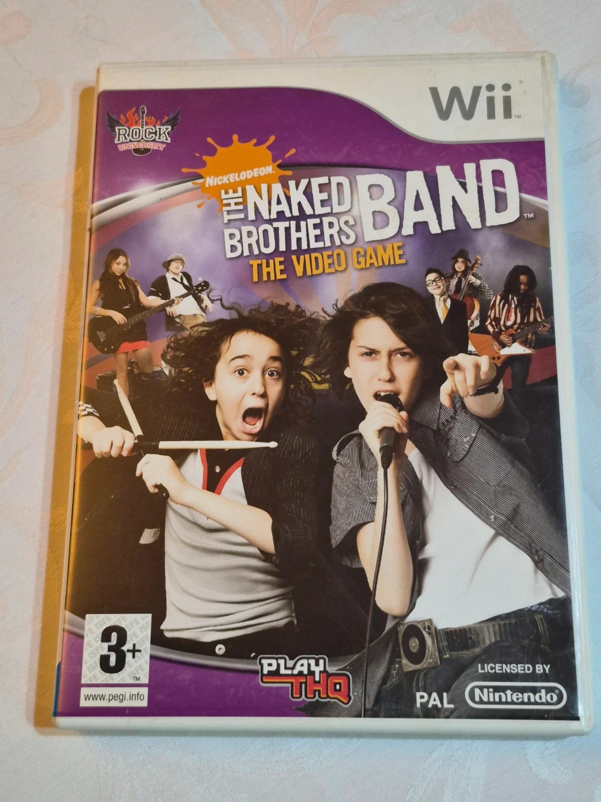 Jeu The Naked Brothers pour Wii complet