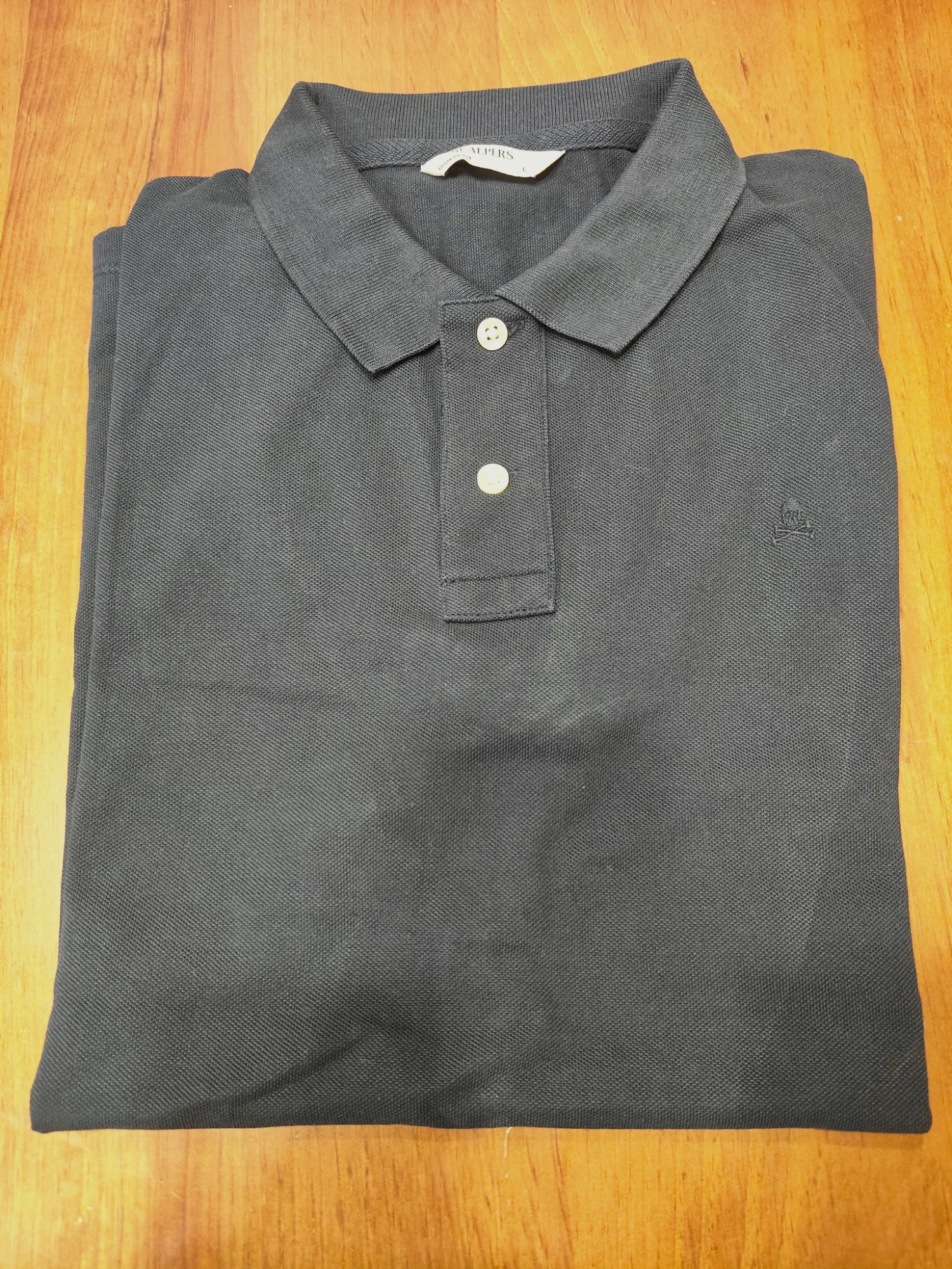 Scalpers-Men's Size L blue short sleeve short polo shirt – scalpers – taille L