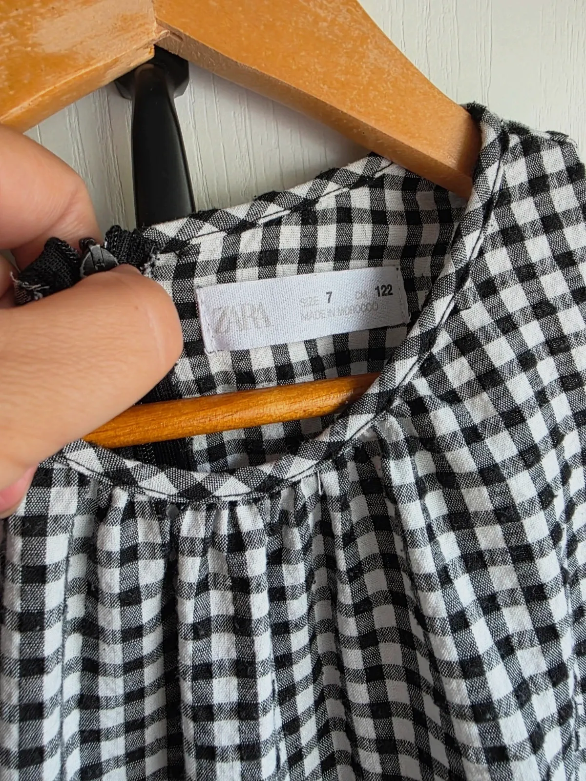 Combinaison Zara/Mono Zara de cuadros vichy – Zara – taille 7 ans / 122 cm 4