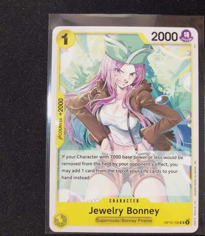 Jewelry Bonney OP15-105 Uncommon Character – Bandai Namco