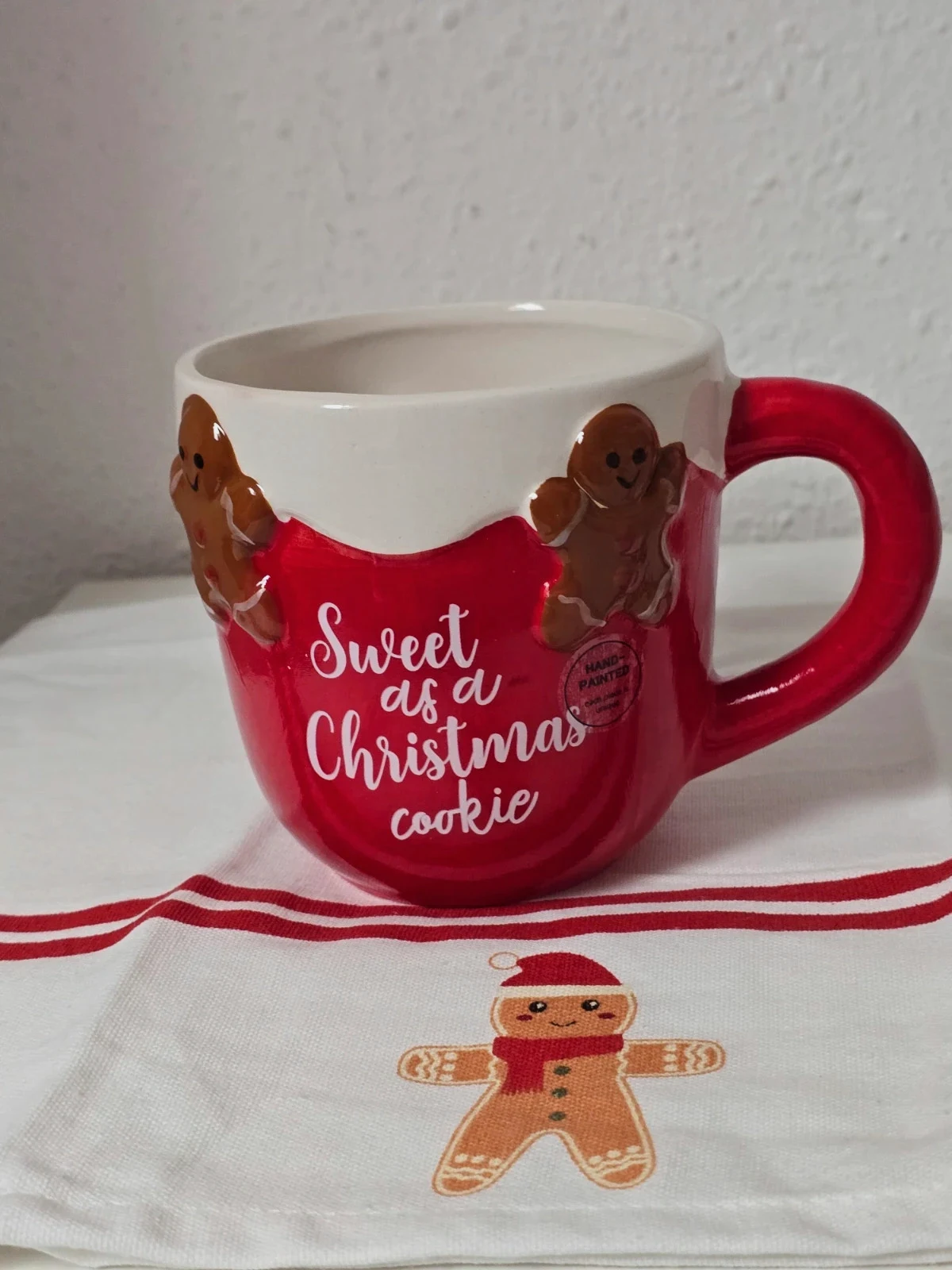 Taza de Navidad Galleta de Jengibre