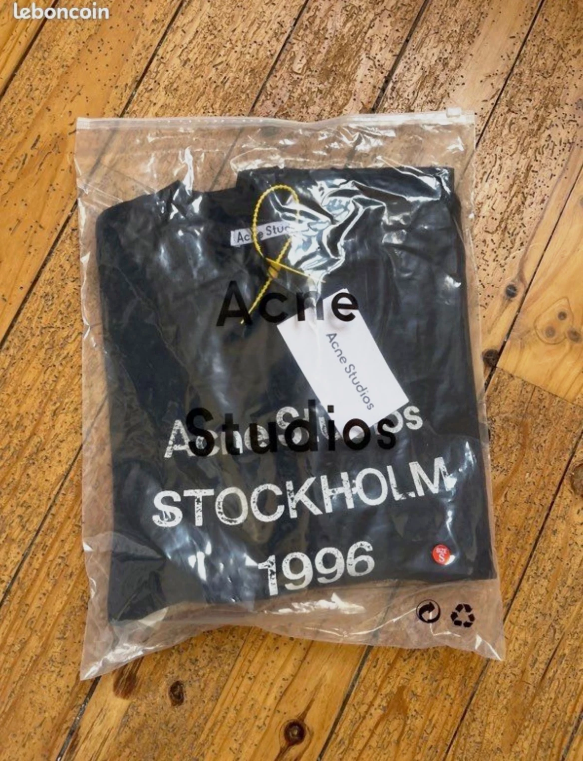 T-shirt Acne Studios Stockholm 1966 noir