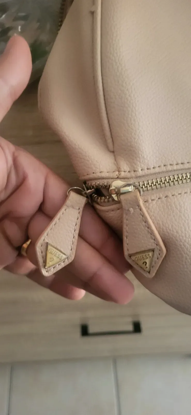 Sac à dos Guess rose poudré en cuir grainé – Guess – taille Taille unique 5