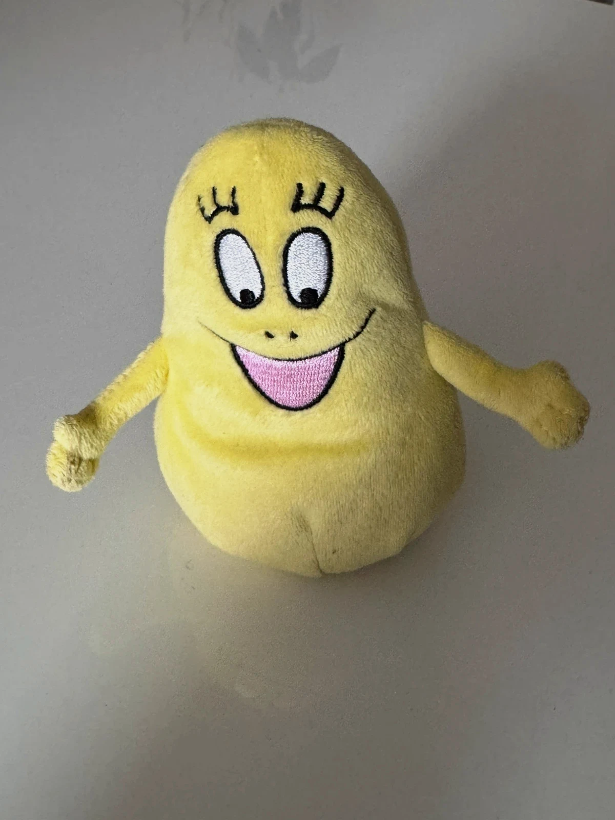 Peluche Barbapapa jaune Barbidou – BARBAPAPA – taille Prématuré, jusqu'à 44cm