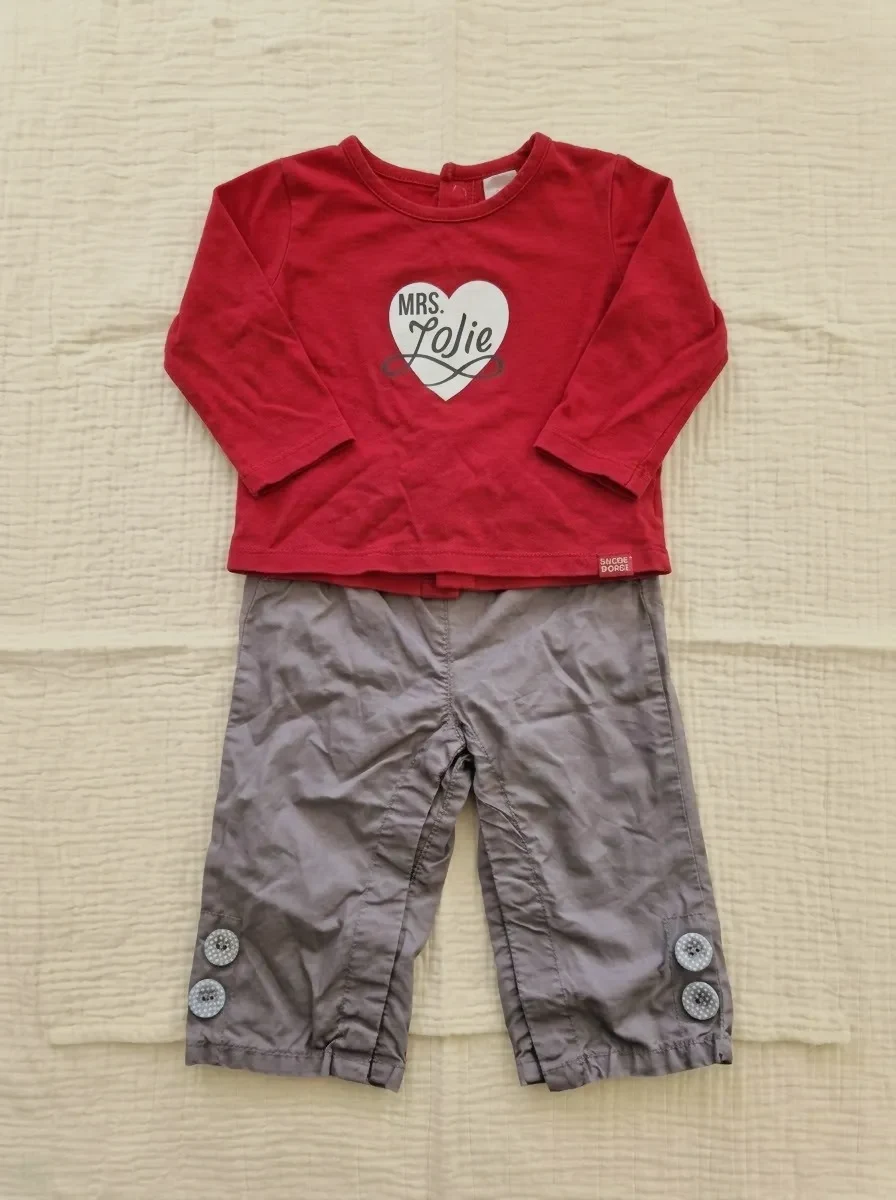 Ensemble t-shirt et pantalon Sucre d'Orge
