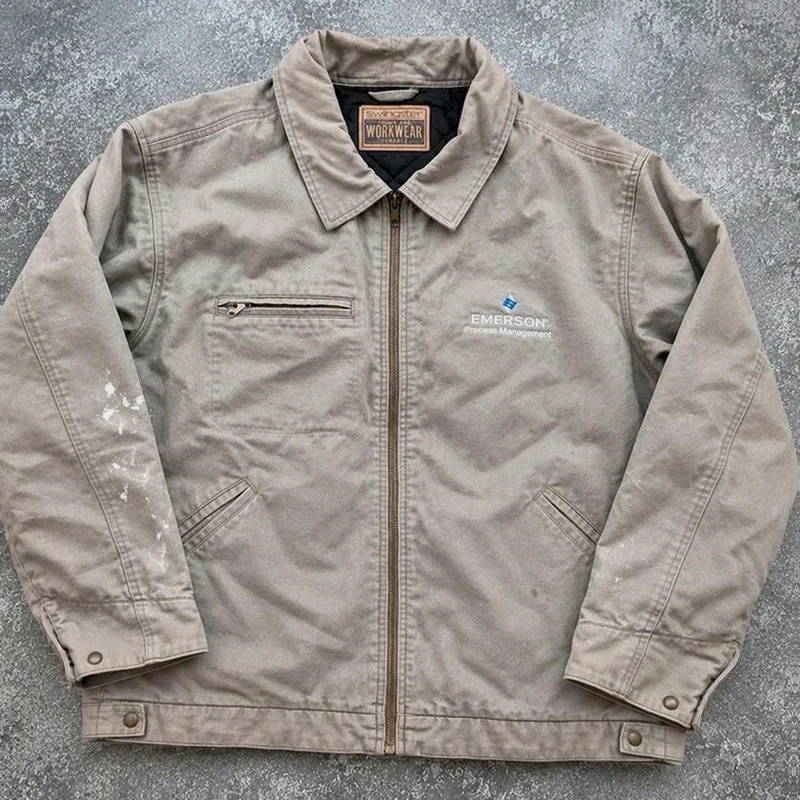 Swingster Heartland veste Workwear Mechanic Jacket XXL beige matelassée