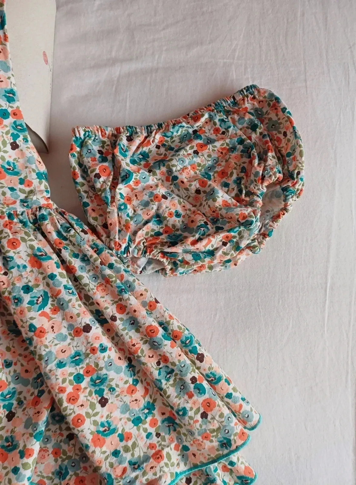 Vestido niña Lapeppa 6 años con estampado floral y braguita NUEVO 🌸 – Lapeppa – taille 6 ans / 116 cm 4
