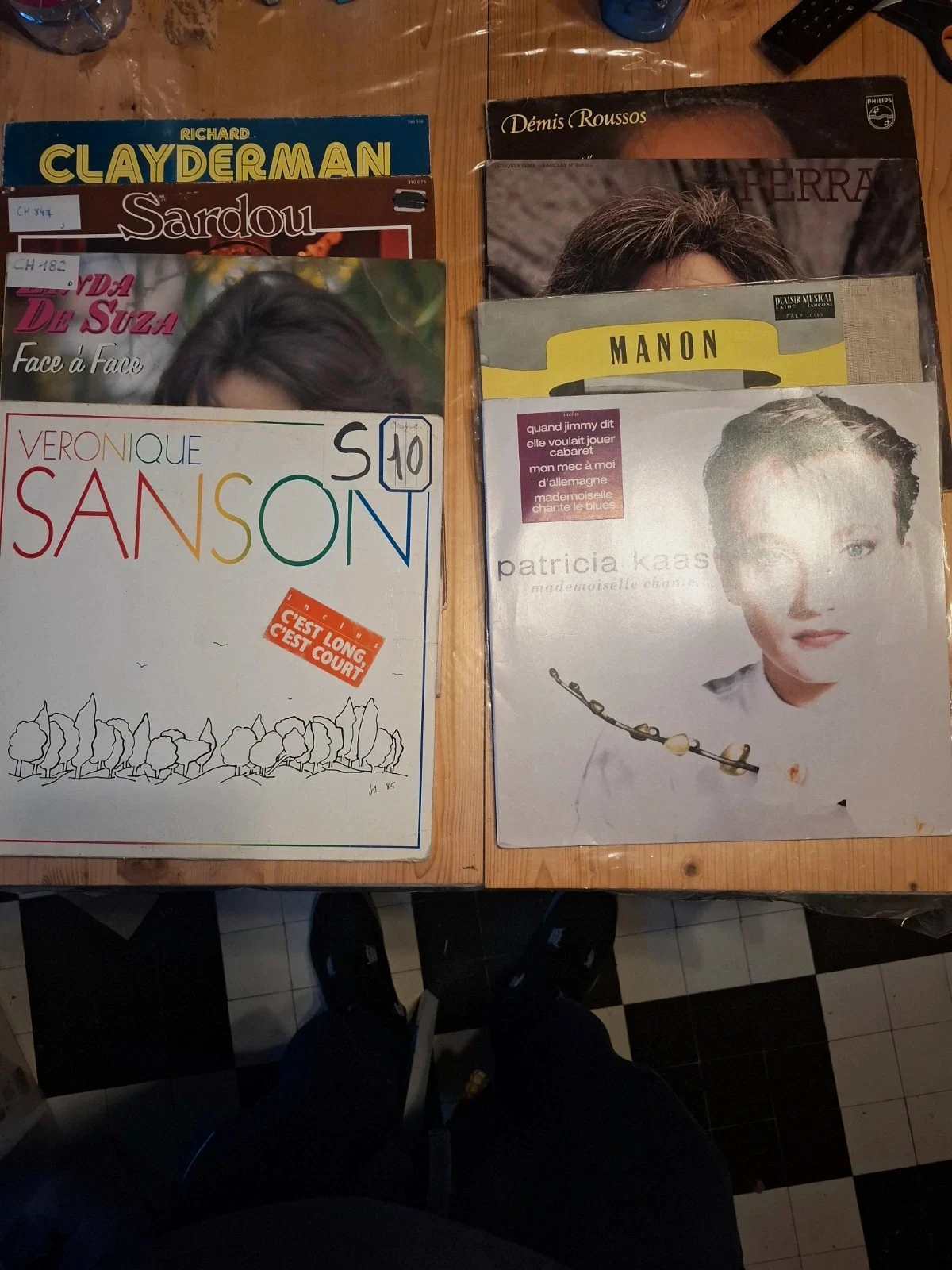 lot vinyle variété francaise