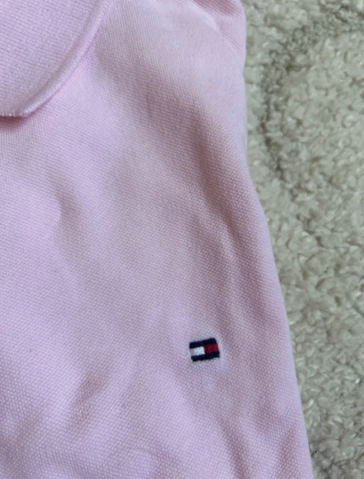 polo rose clair tommy hilfiger relaxed fit  – Tommy Hilfiger – taille XS 5