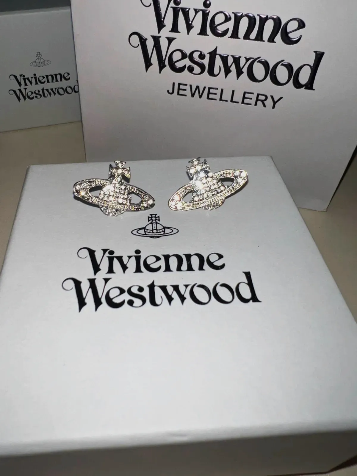 Boucles d'oreilles Vivienne Westwood argentées – Vivienne Westwood – argenté – taille Taille unique 2