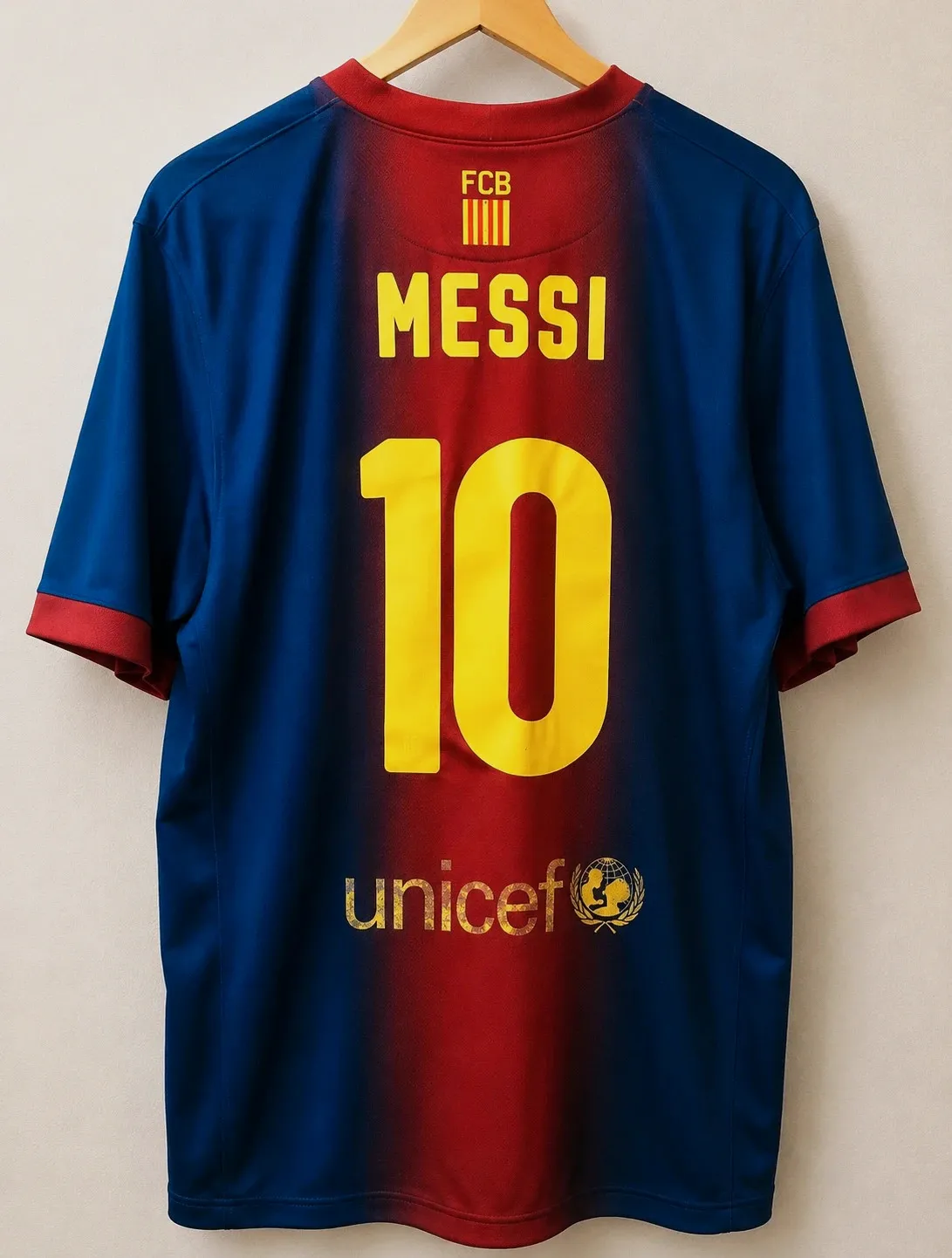 Camiseta FC Barcelona Messi 10 - Temporada Qatar Foundation 2011-2012 – Nike – taille XXL 2