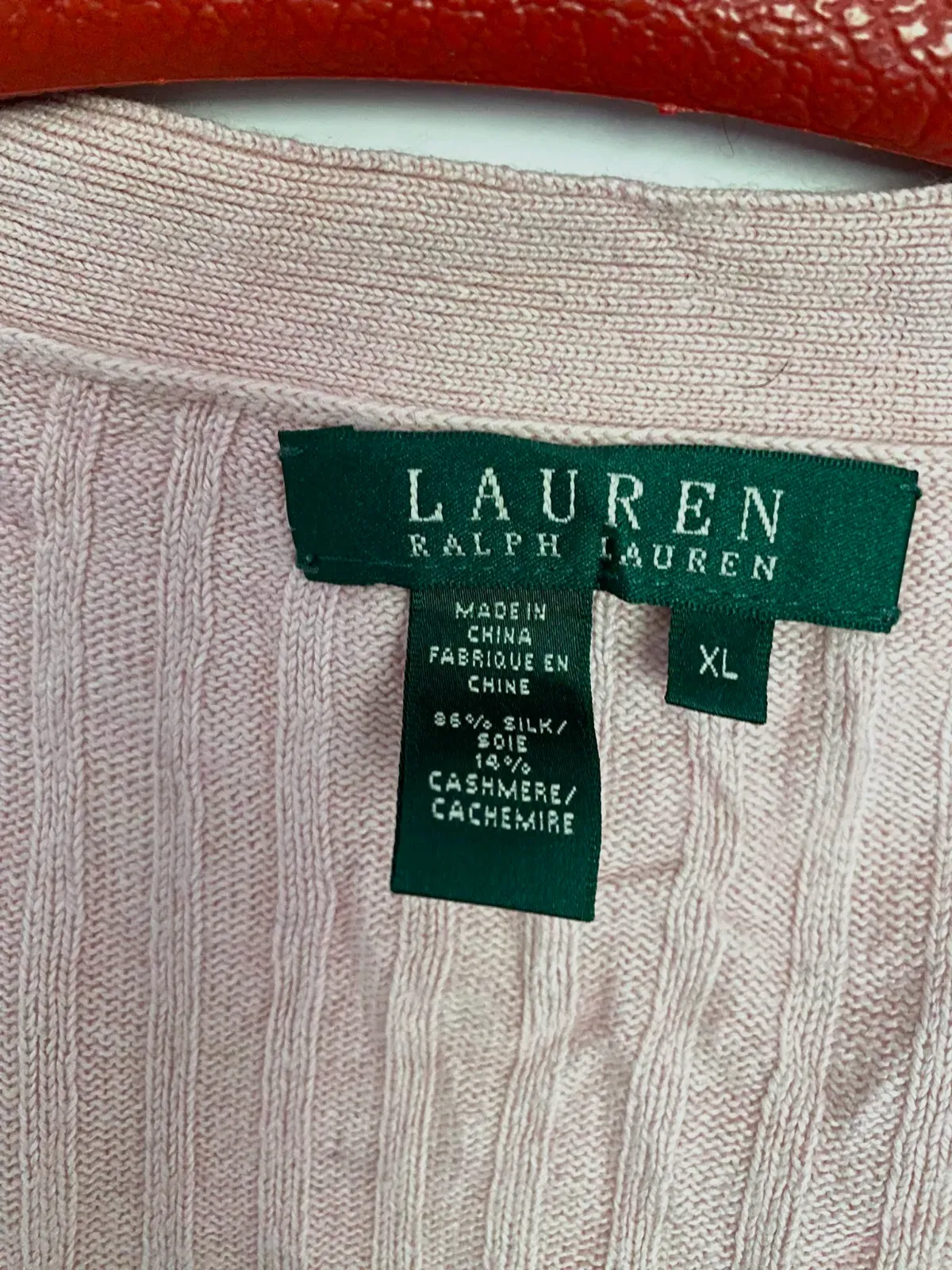 Lauren Ralph Lauren roze vest maat XL – Lauren Ralph Lauren – taille XL 2