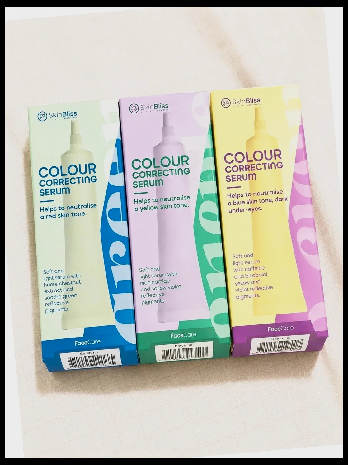 3 sérums correcteurs SkinBliss en lot – Colour Correcting Serum