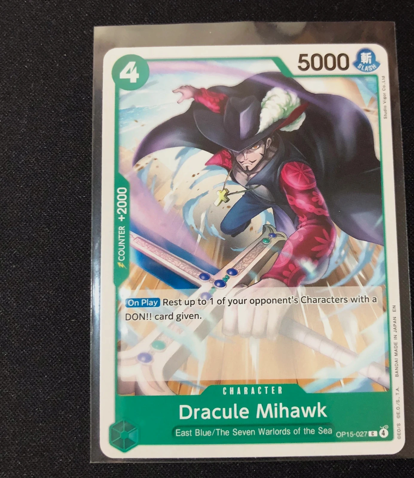 Dracule Mihawk OP15-027 Common Character