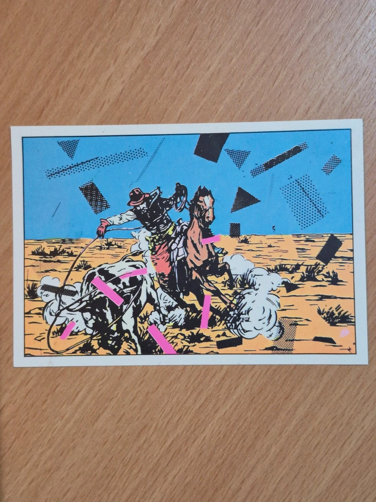 Autocollant Panini far West 1985