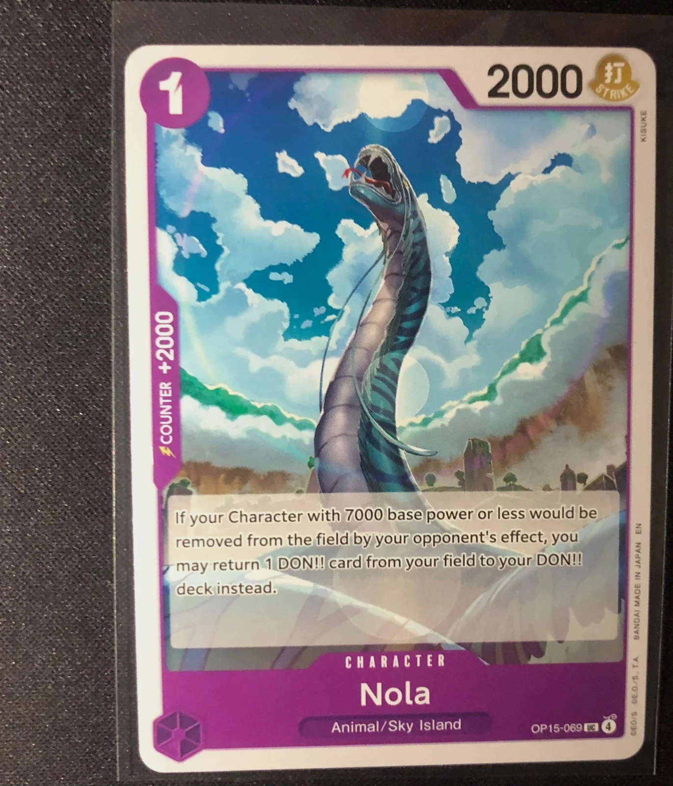 Nola OP15-069 Uncommon Character – Bandai Namco