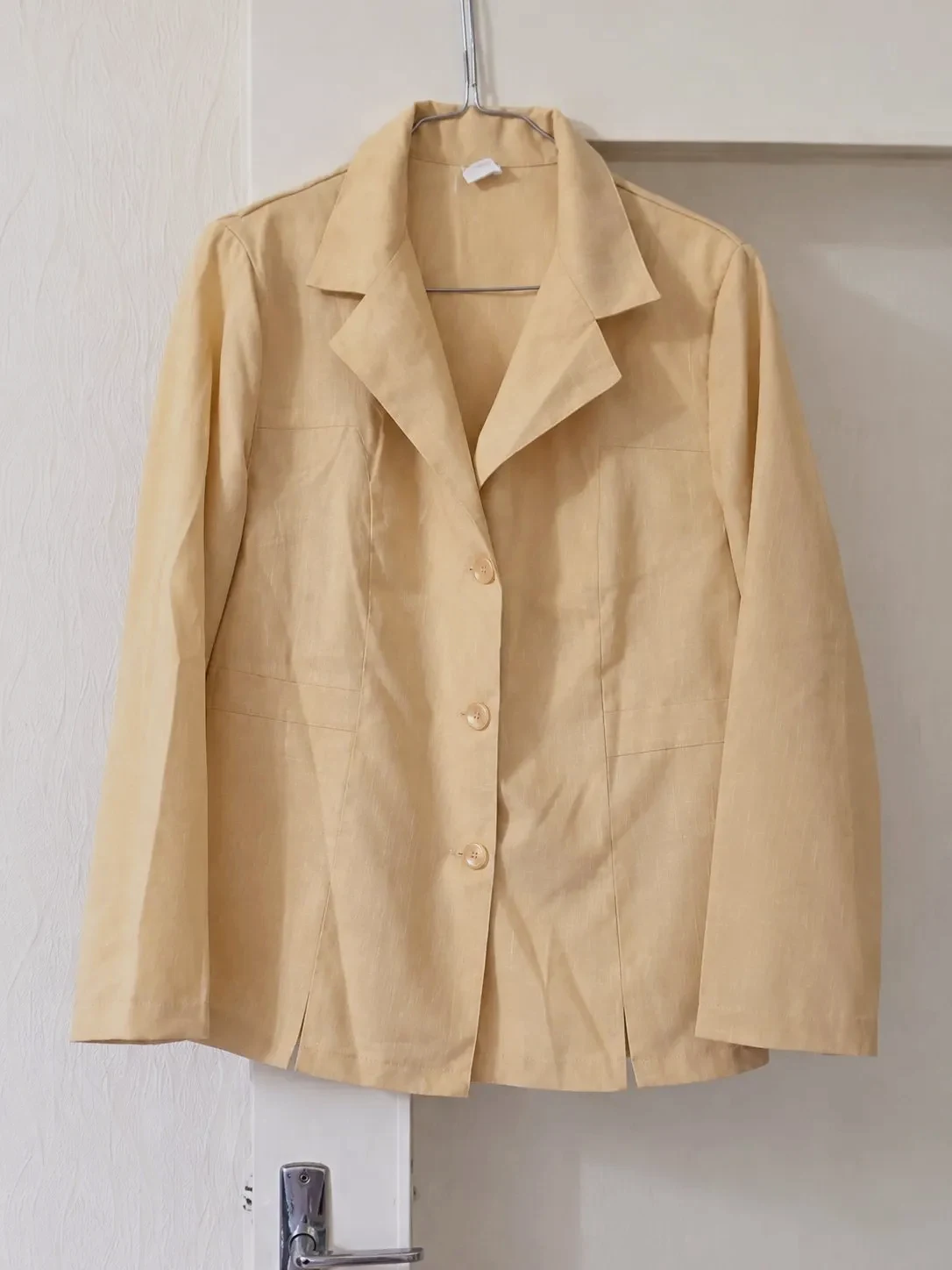 Veste beige légère – Taille 42 – Neuve