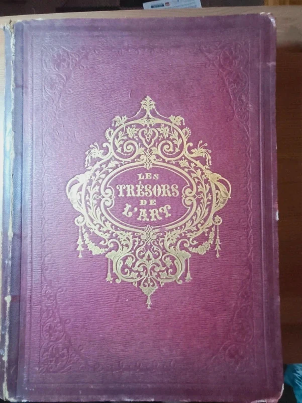 Livre ancien les trésors de l'art (1859)