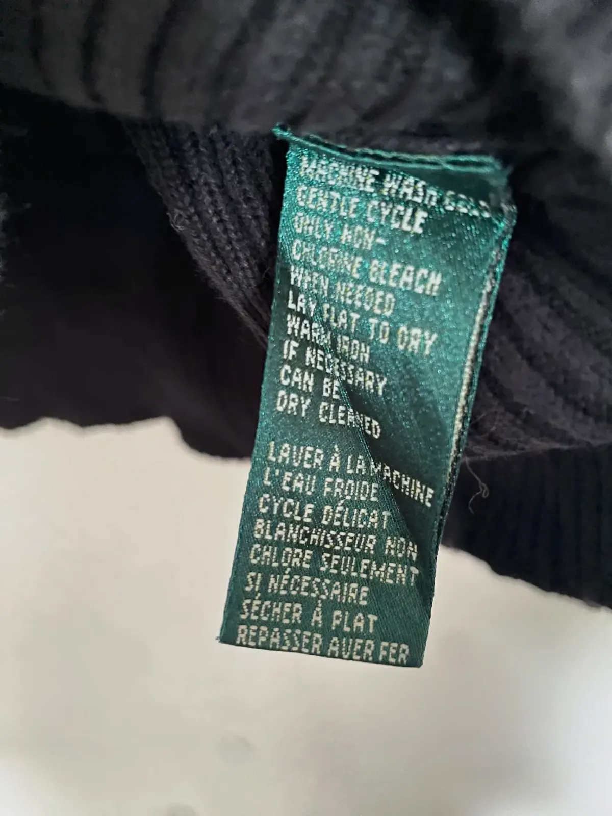Zwarte coltrui Lauren Ralph Lauren maat XL – Lauren Ralph Lauren – taille XL 3