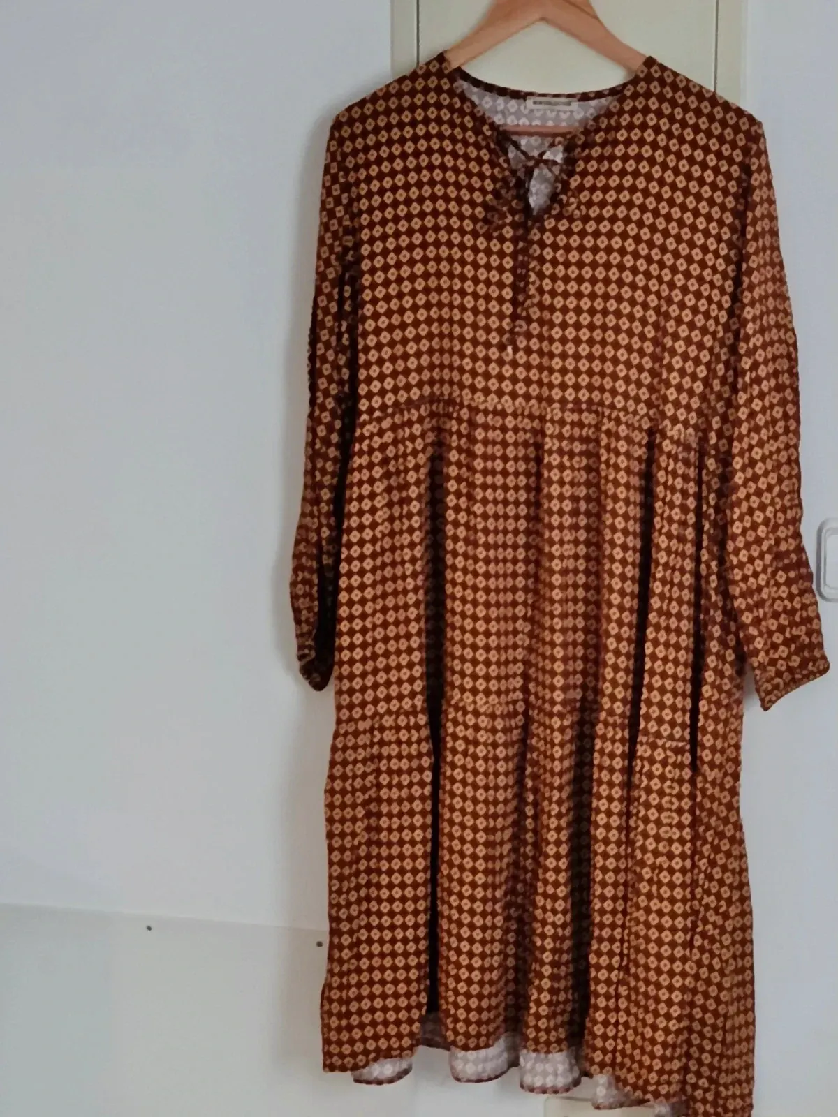 Vestido Midi Boho Chic 100% Viscosa Made in Italy 🔥🔥 – Made In Italy – taille XL / 42 / 14 3