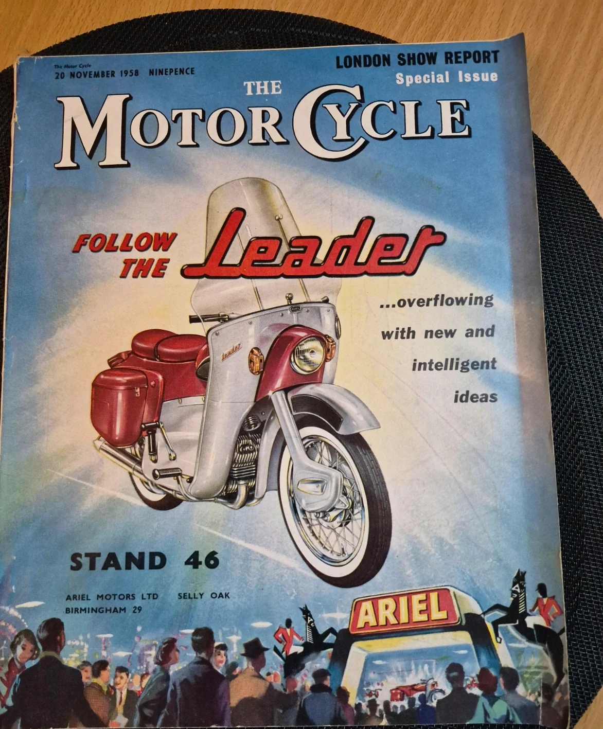Magazine "The Motor Cycle" 1958 - Spécial Ariel Leader