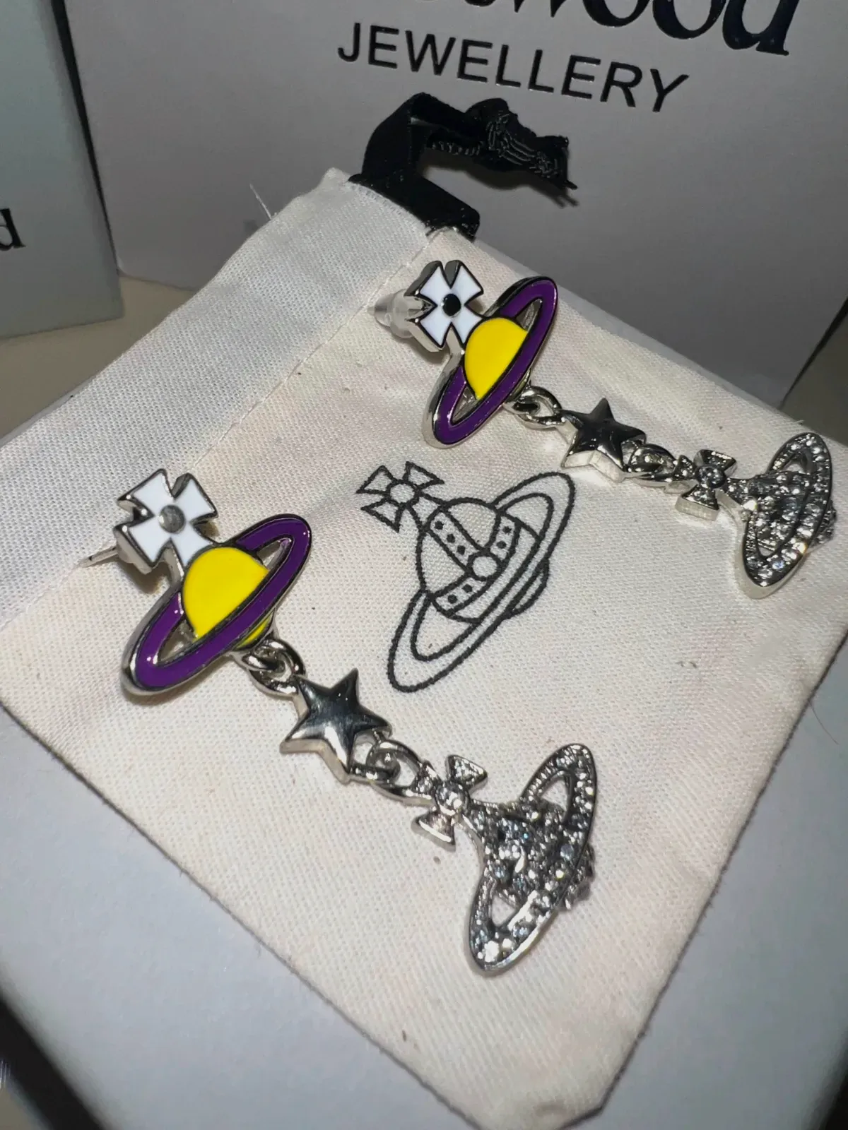 Boucles d'oreilles Vivienne Westwood Planète – Vivienne Westwood – argenté 5