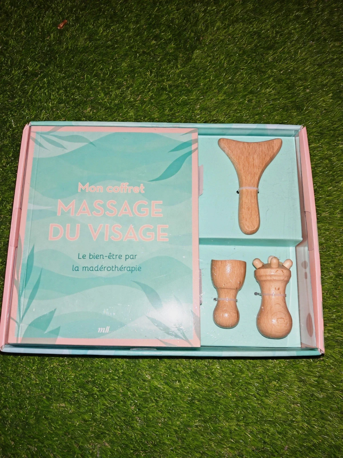 Coffret Massage du Visage Madérothérapie – Neuf sous blister – Gua Sha & accessoires