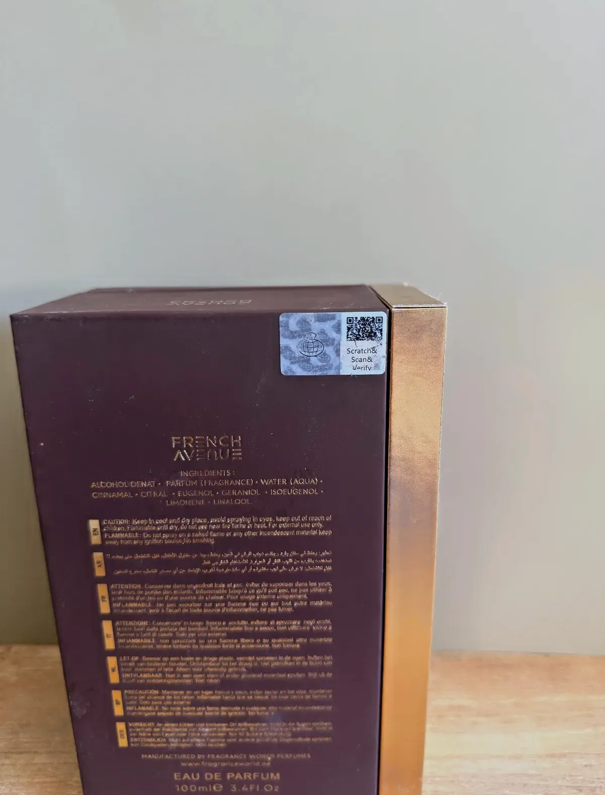Parfum French Avenue Liquid Brun 100ml – French Avenue – brun – taille 100 ml 4