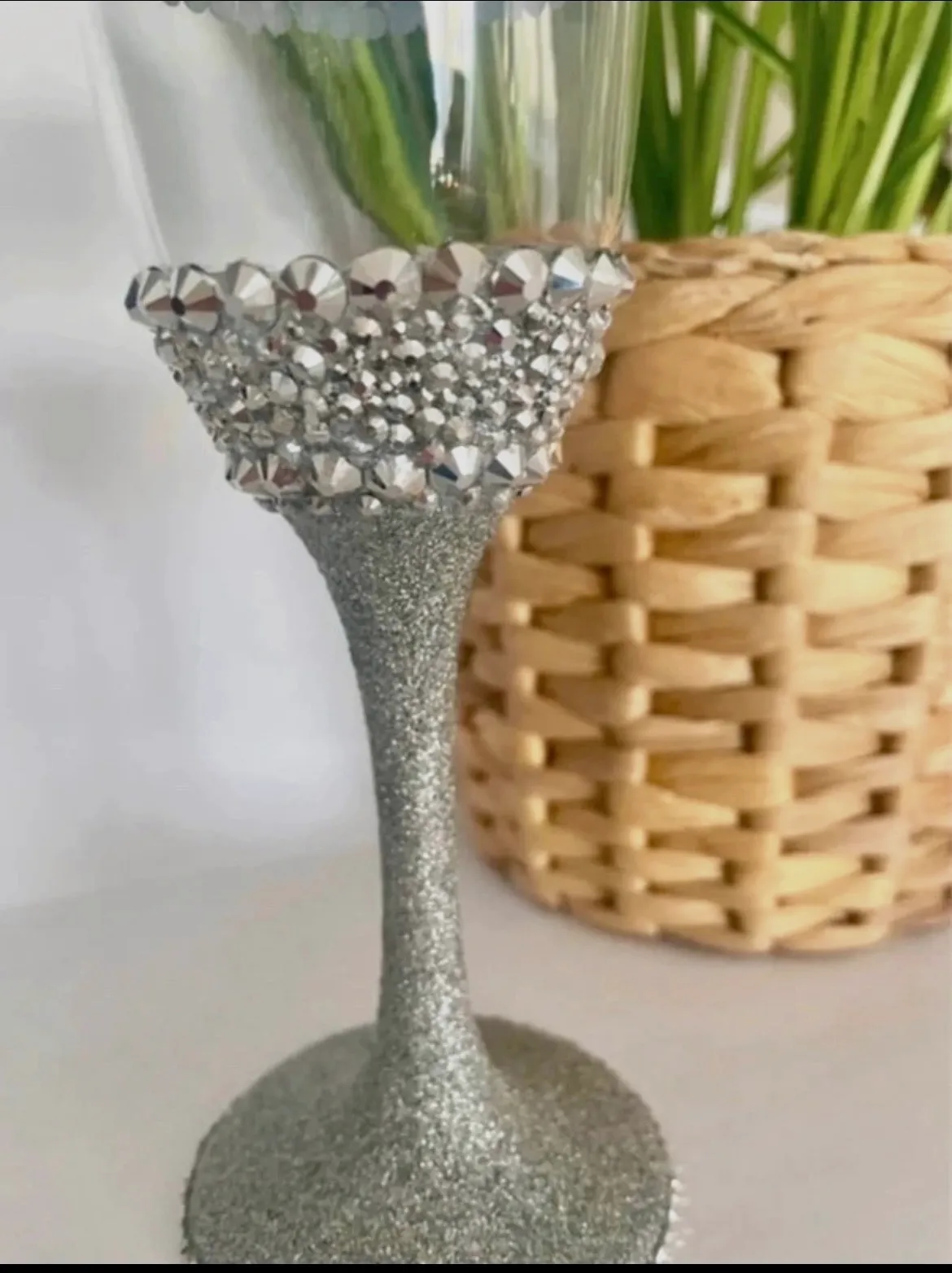 Flûte à champagne customiser  – Création 2