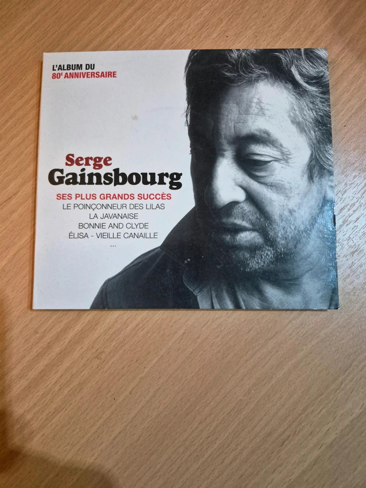 CD Serge Gainsbourg - Ses Plus Grands Succès (Album 80e Anniversaire)