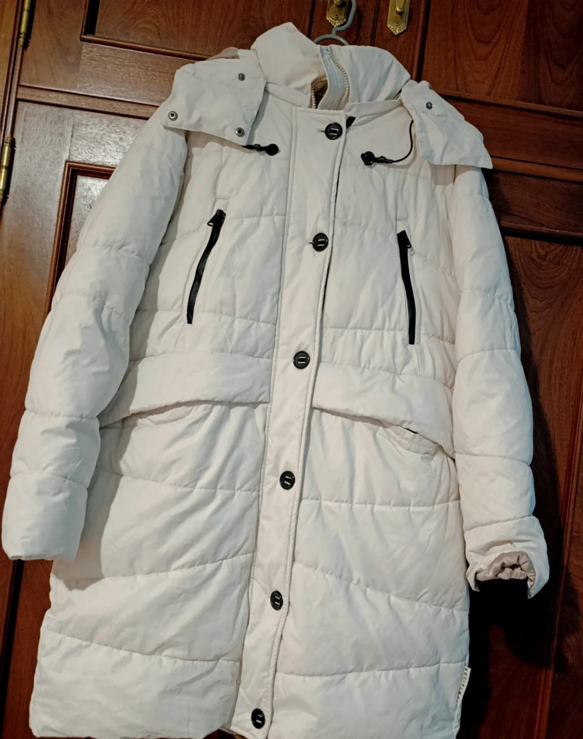 Parka Tom Tailor Talla XL - Abrigo blanco acolchado (Sustans®)