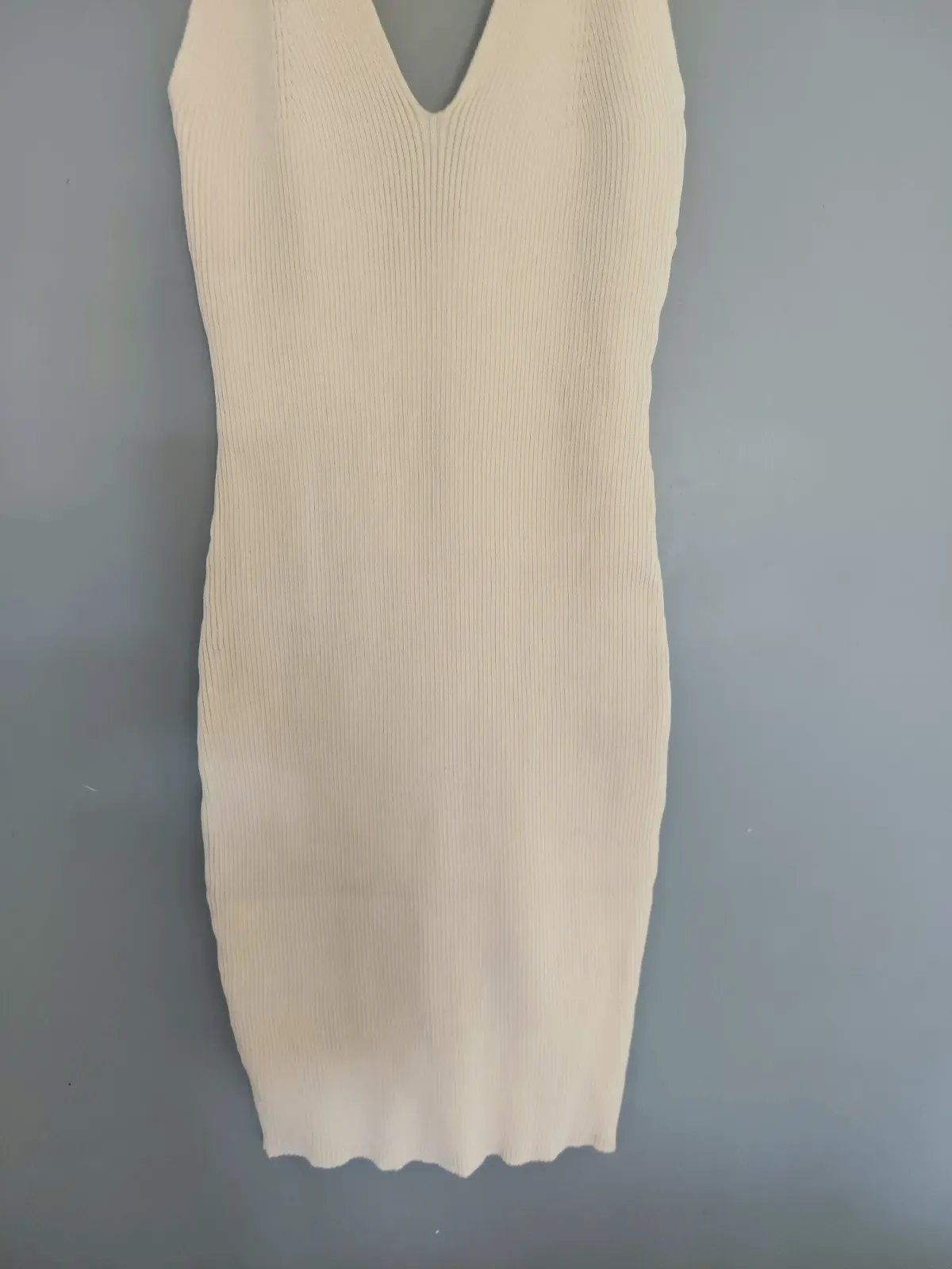 Robe moulante en maille beige J&H Fashion – J&H Fashion Paris – taille S 4