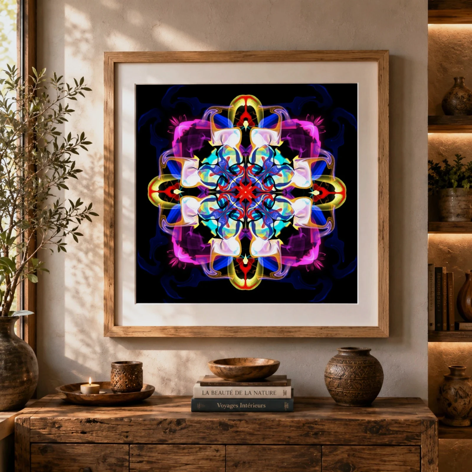 Mandala Lotus – Art mural, décoration zen – Patdeouf®