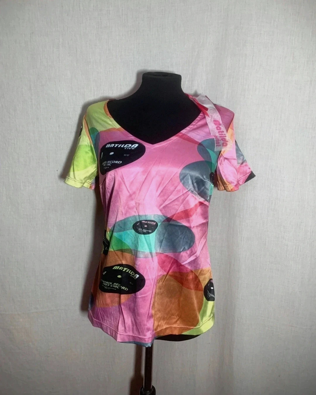 Camiseta manga corta estampada estilo Retro | Printed Short Sleeve T-Shirt Retro Style