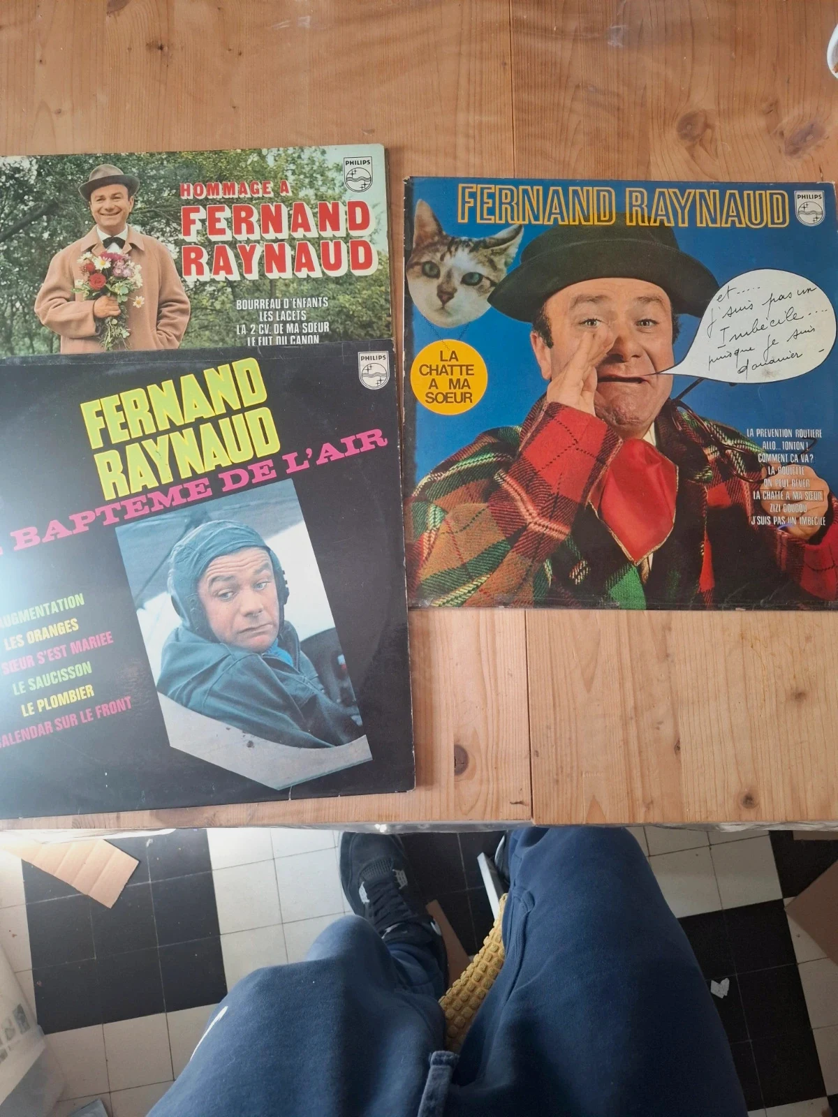 lot vinyle Fernand raynaud