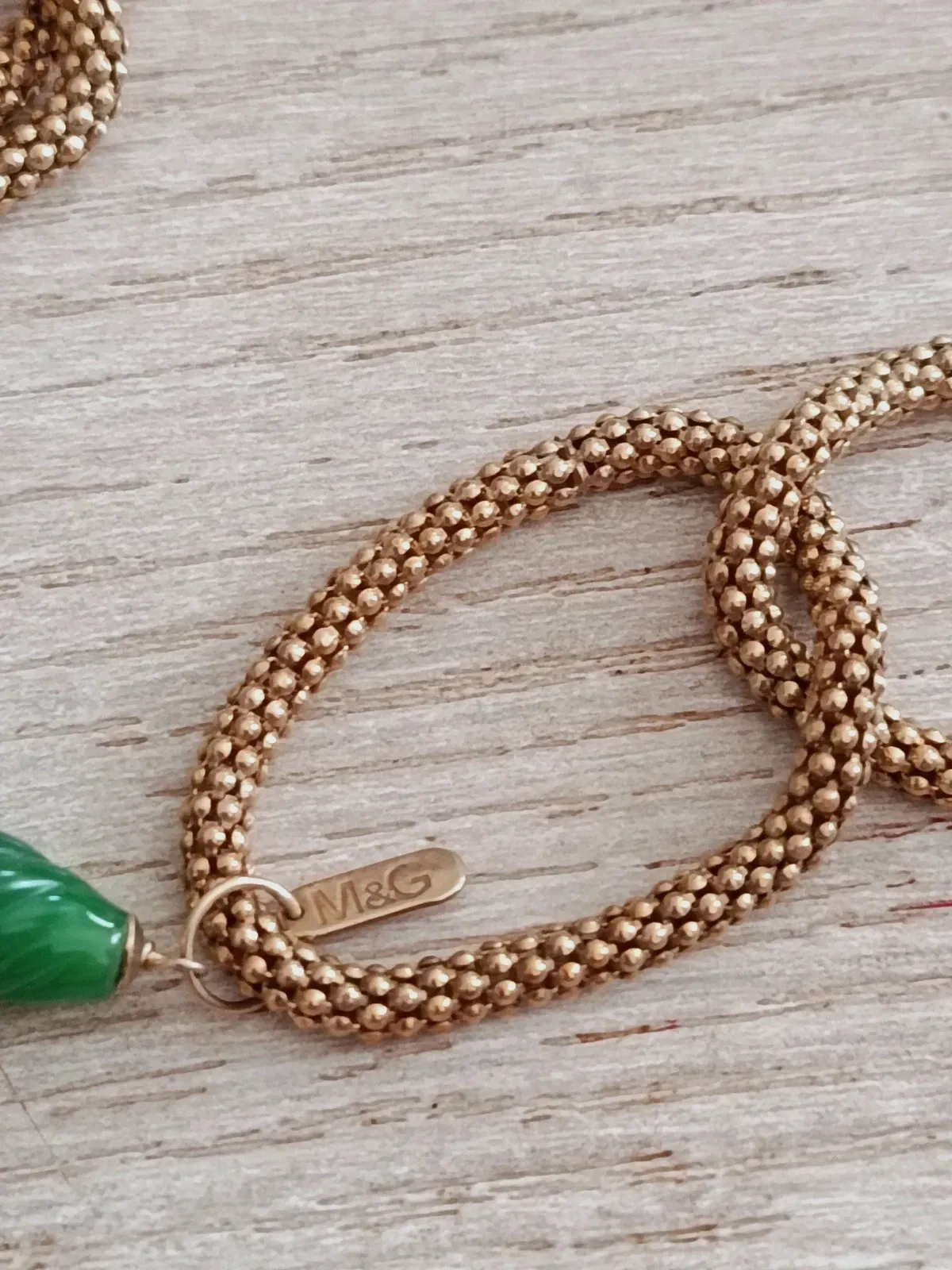 Collar de Alta Joyería M&G –Plata de Ley 925 con Baño de Oro, Ágatas y Perlas🔥🔥 – M&G 2