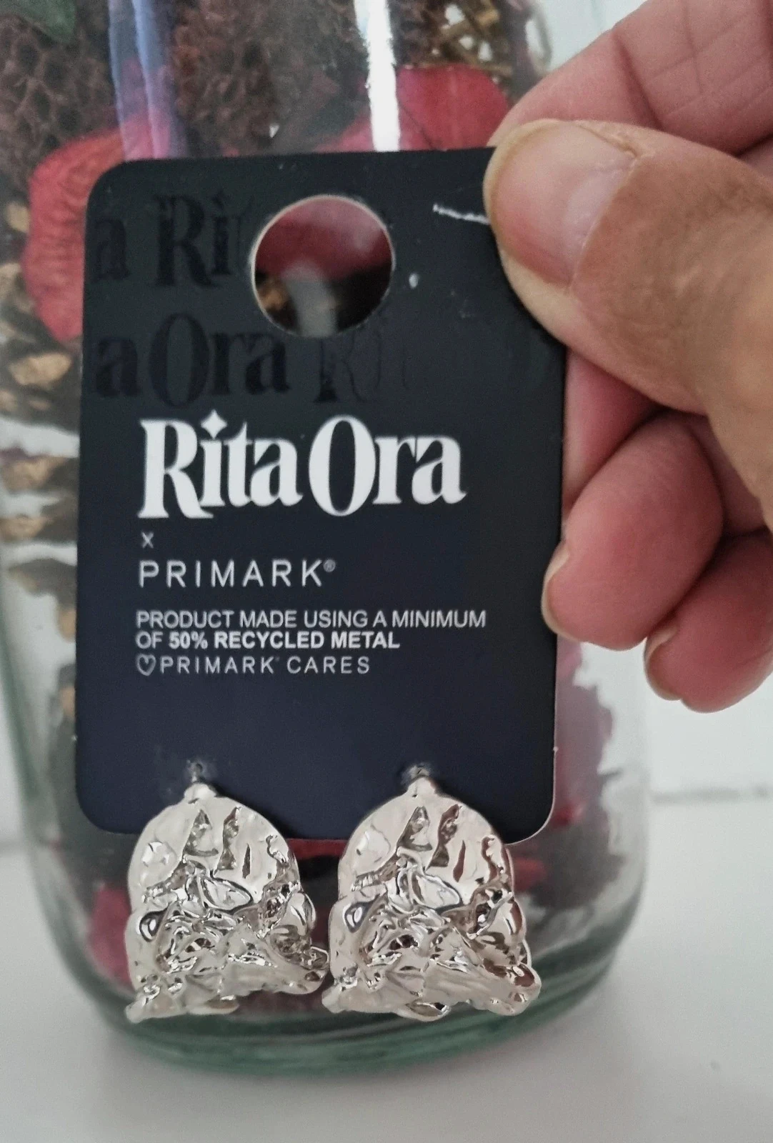 Pendientes plateados Rita Ora – Rita Ora