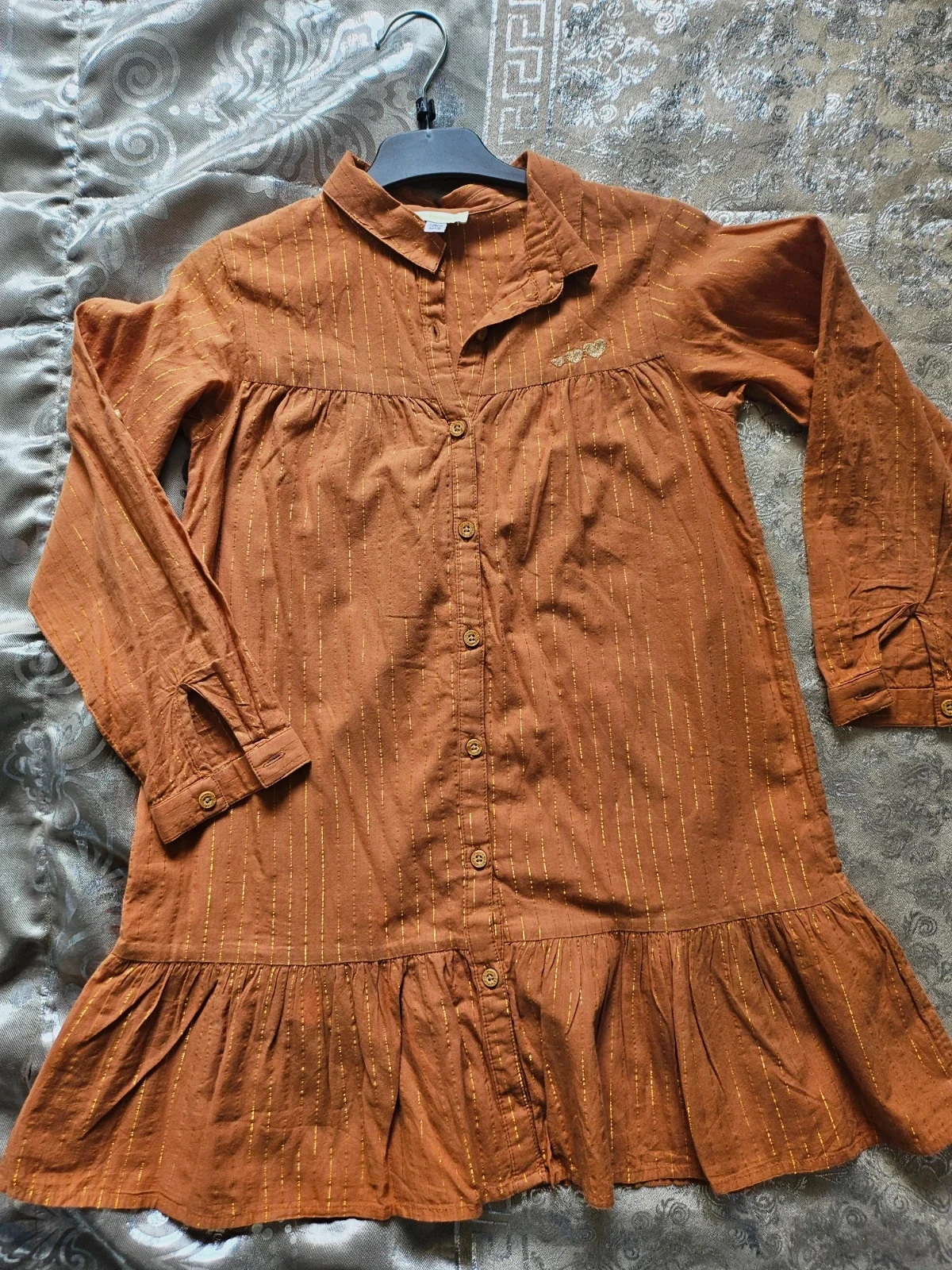 Mustard Cotton shirt 8 years