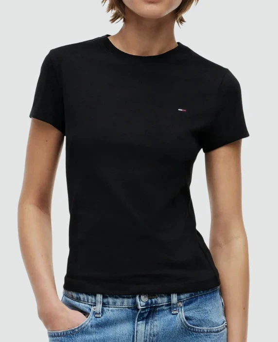T-shirt Tommy Hilfiger noir – Tommy Hilfiger – taille S