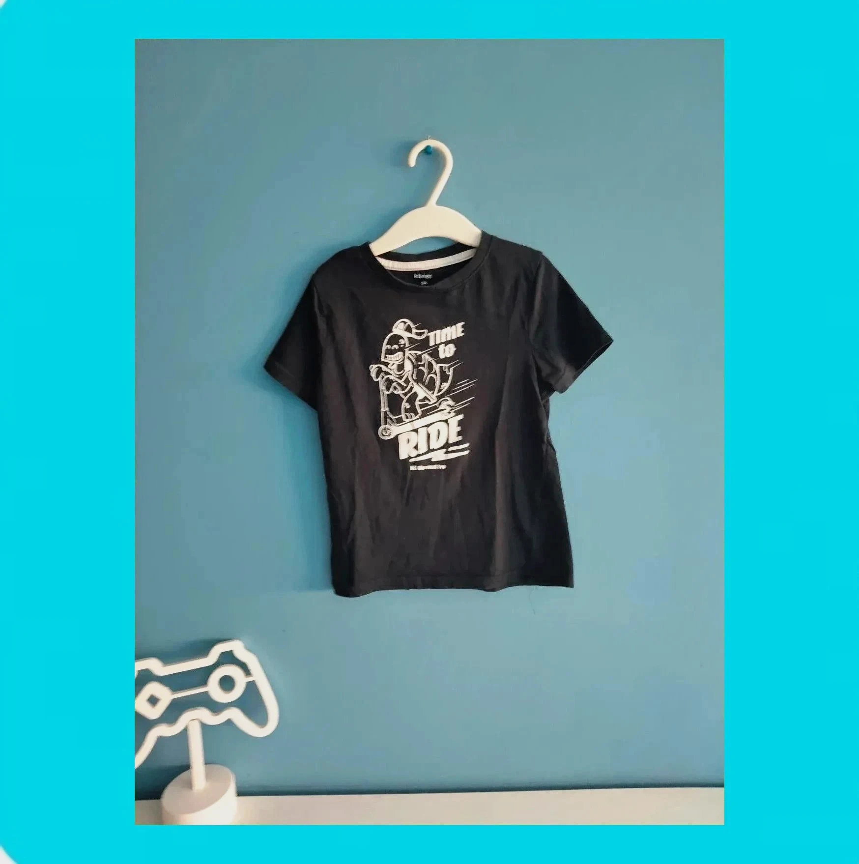 🩵 Camiseta Niño Negra 🩵 – Kiabi – taille 6 ans / 116 cm