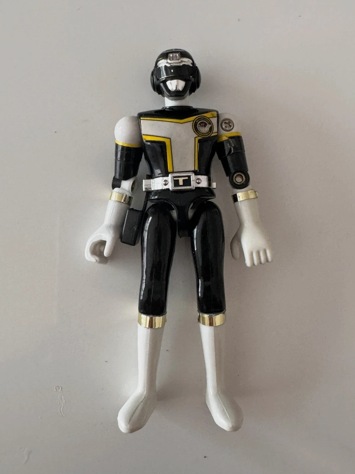 Power Rangers Kousoku Sentai Turboranger Chogokin Figure Black Bandai 1988 – Power Rangers – taille Prématuré, jusqu'à 44cm