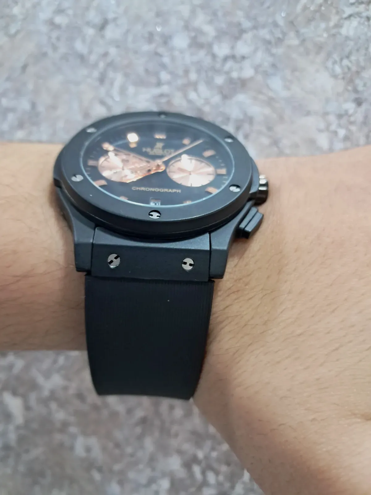 Montre chronographe noire Hublot – Hublot – noir 3