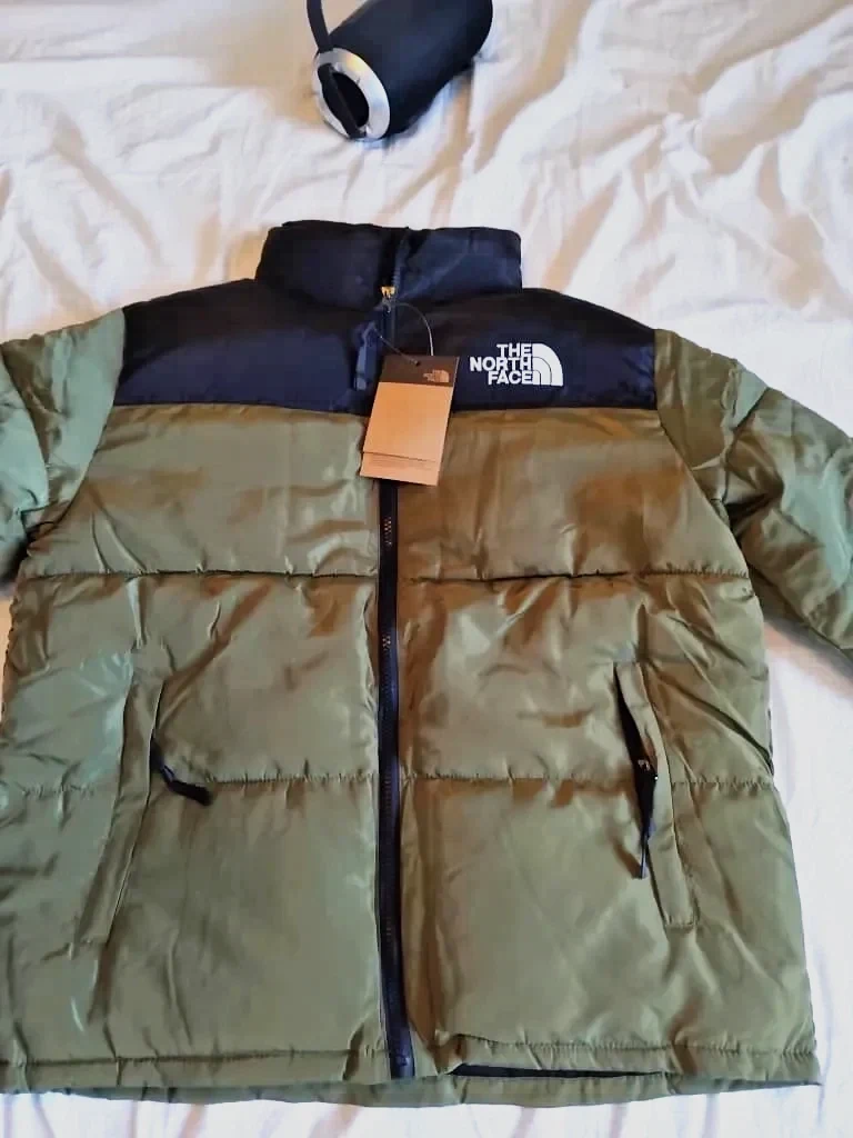 Doudoune The North Face kaki noir